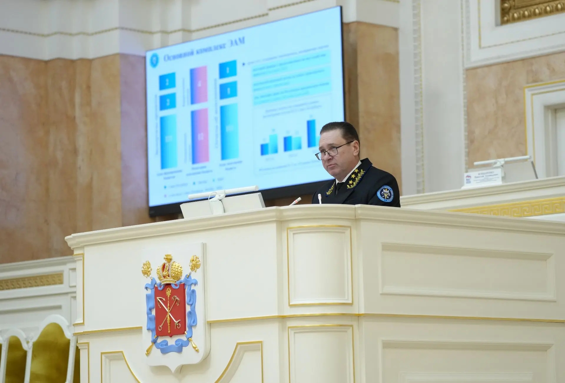 Стенограмма выступления Председателя Контрольно-счетной палаты Санкт-Петербурга Константина Желудкова в Законодательном Собрании Санкт-Петербурга с отчетом о деятельности Контрольно-счетной палаты Санкт-Петербурга за 2025 год