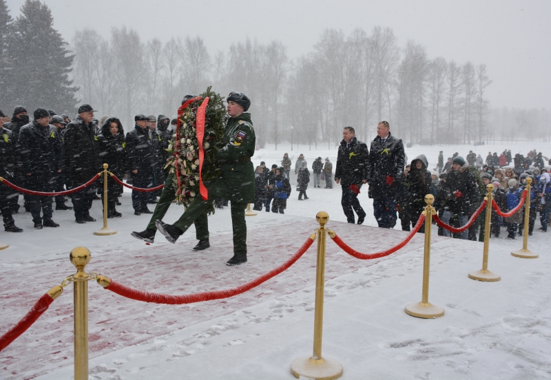 Делегация Контрольно-счетной палаты почтила память жертв блокады Ленинграда